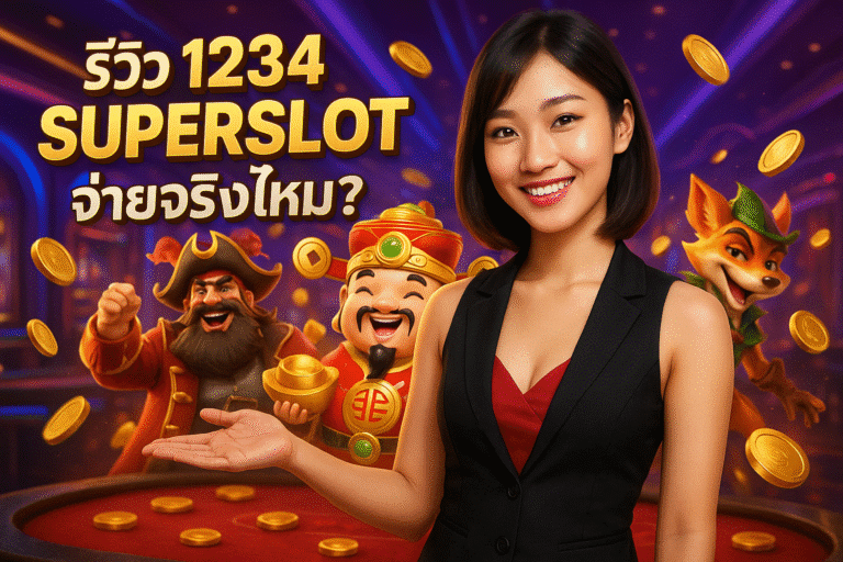 รีวิว 1234 SUPERSLOT จ่ายจริงไหม?