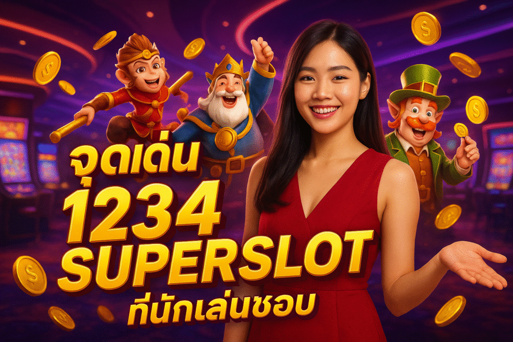 จุดเด่น 1234 SUPERSLOT ที่นักเล่นชอบ