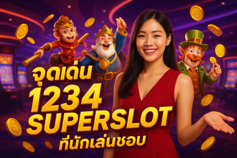 จุดเด่น 1234 SUPERSLOT ที่นักเล่นชอบ