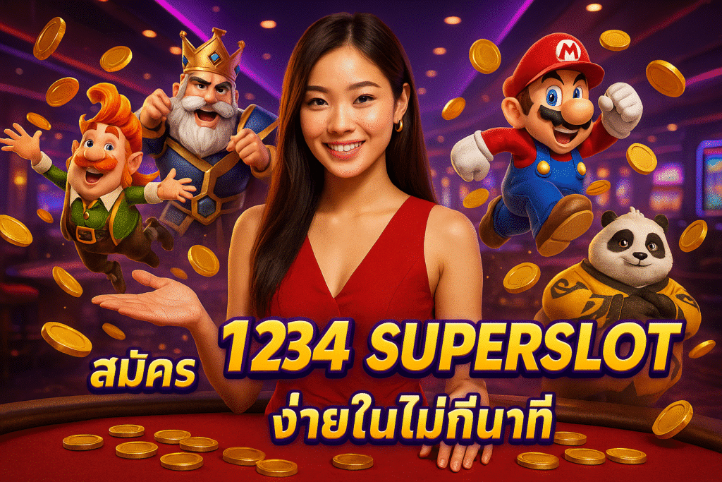 สมัคร 1234 SUPERSLOT ง่ายในไม่กี่นาที