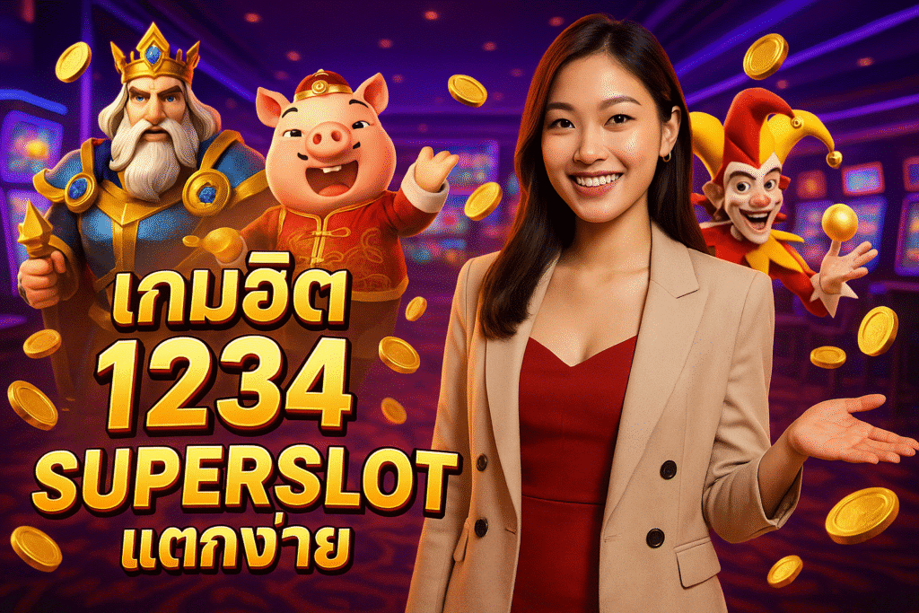 เกมฮิต 1234 SUPERSLOT แตกง่าย