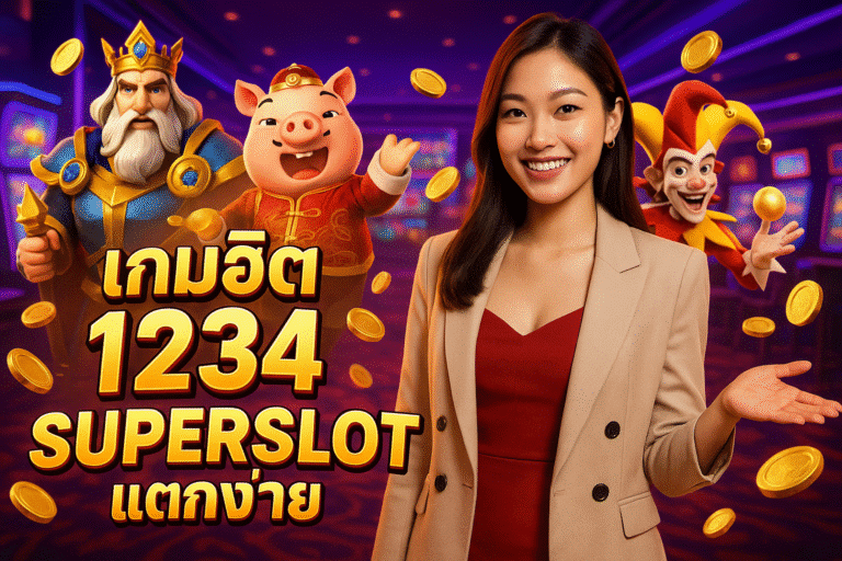 เกมฮิต 1234 SUPERSLOT แตกง่าย