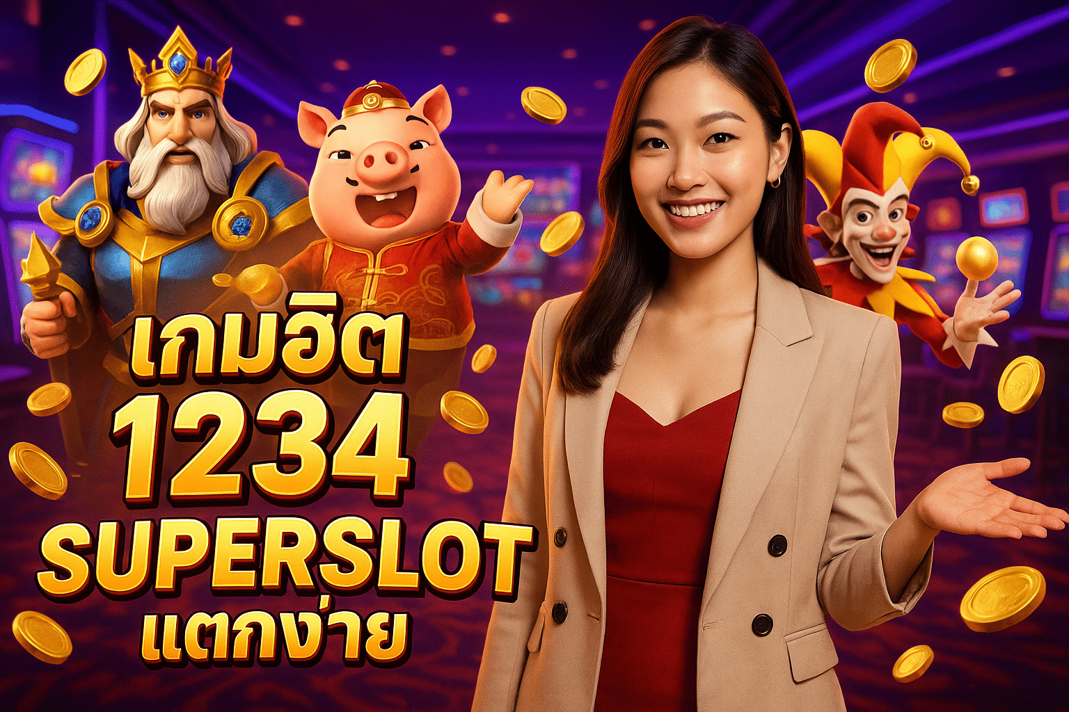 เกมฮิต 1234 SUPERSLOT แตกง่าย