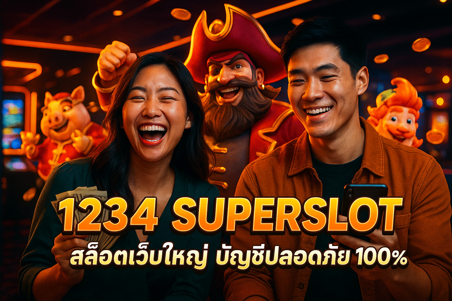 1234 SUPERSLOT สล็อตเว็บใหญ่ บัญชีปลอดภัย 100%