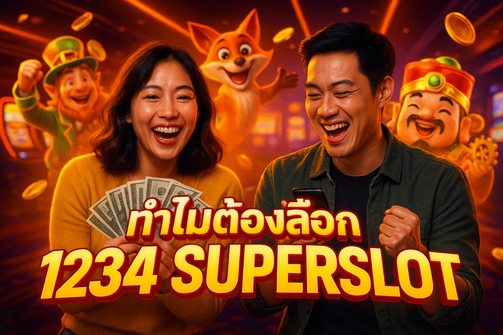 ทำไมต้องเลือก 1234 SUPERSLOT เว็บตรงจ่ายจริง