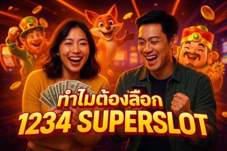 ทำไมต้องเลือก 1234 SUPERSLOT เว็บตรงจ่ายจริง