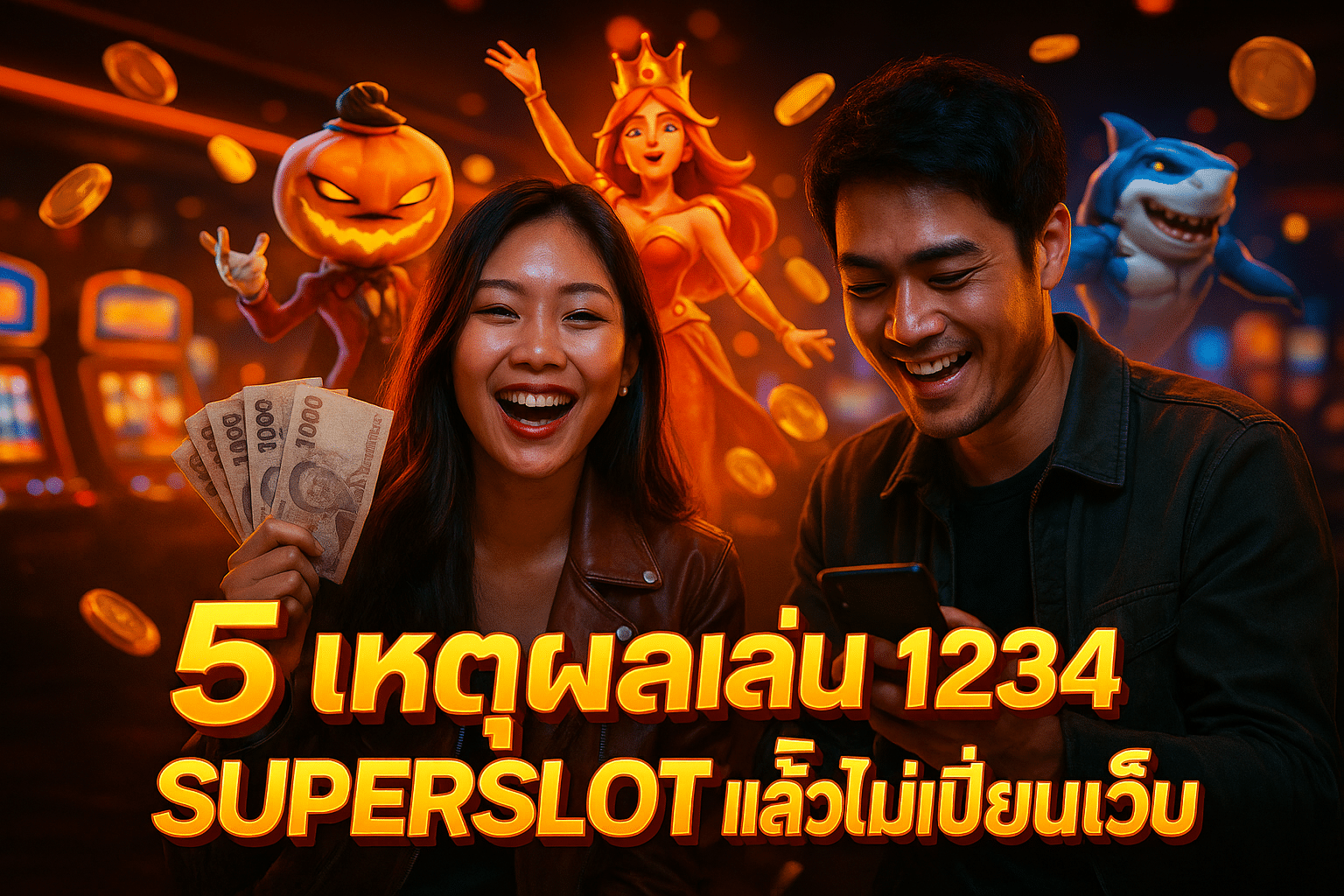 5 เหตุผลเล่น 1234 SUPERSLOT แล้วไม่เปลี่ยนเว็บ